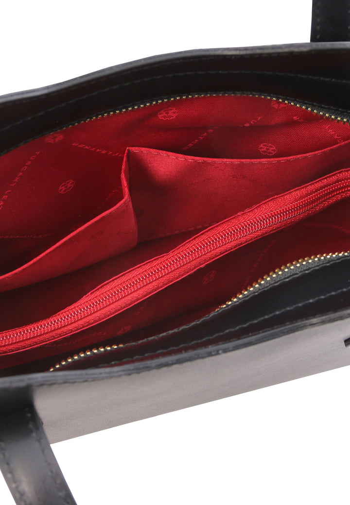 Tuscany Leather Sac Cabas Olimpia Medium Noir, vue intérieure 2