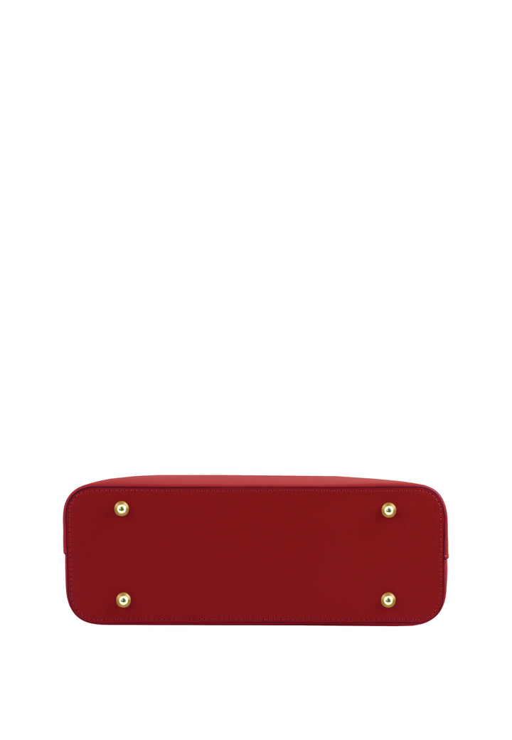 Tuscany Leather Sac Cabas Olimpia Medium Rouge, vue de dessous