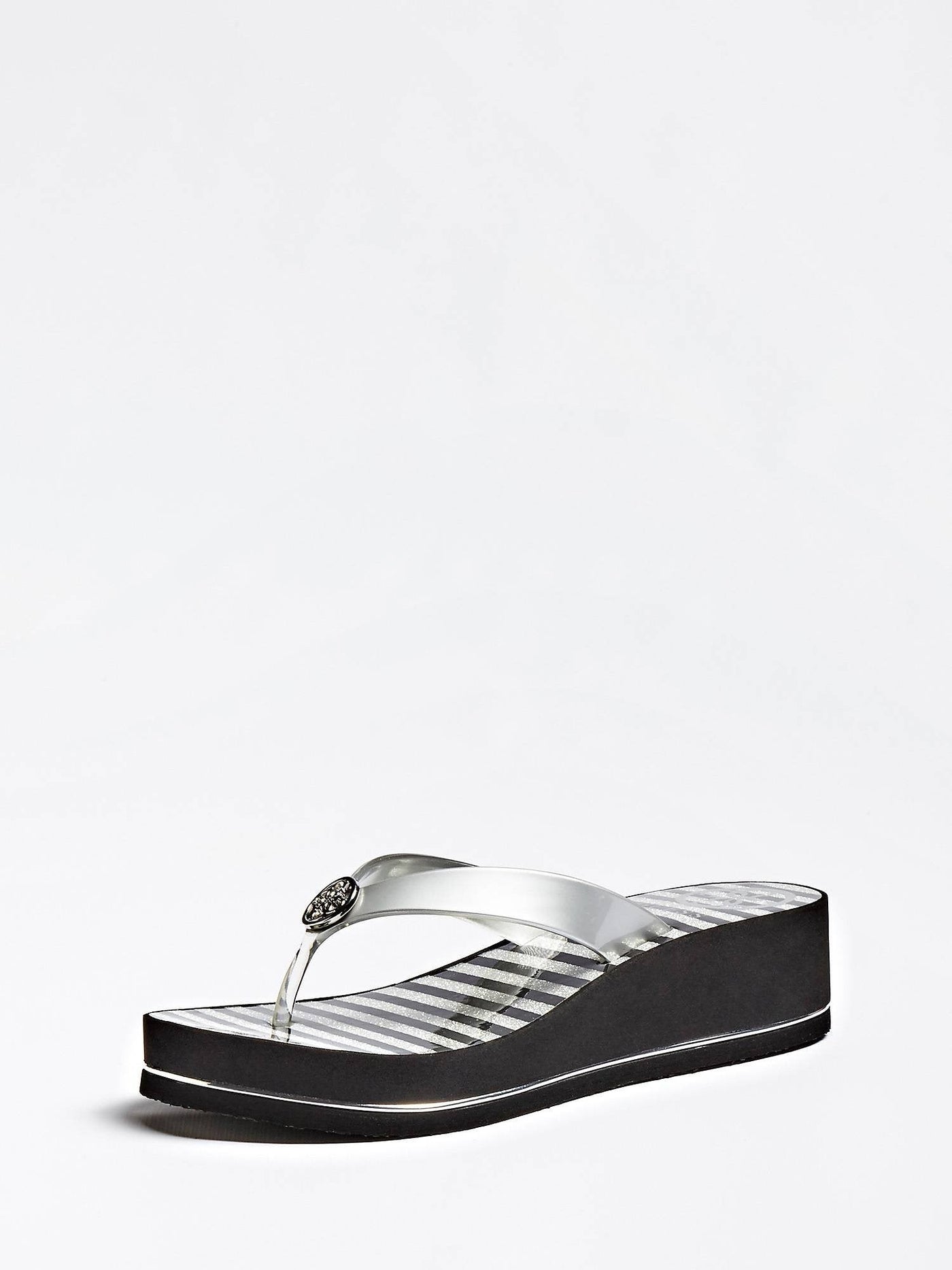 Tongs GUESS FL6ENZELE21 Noir/Argent