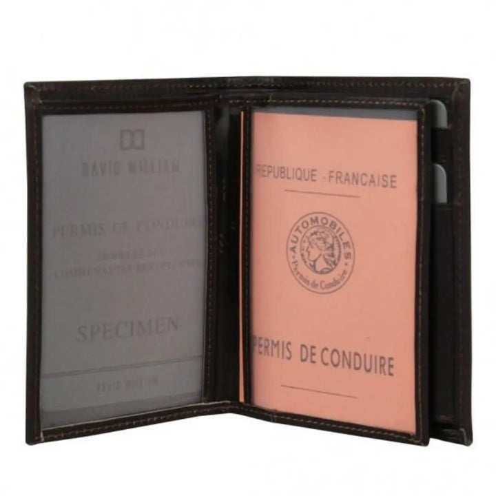 Compagnon / Portefeuille David William Noir