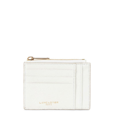 Porte Cartes Lancaster Blanc