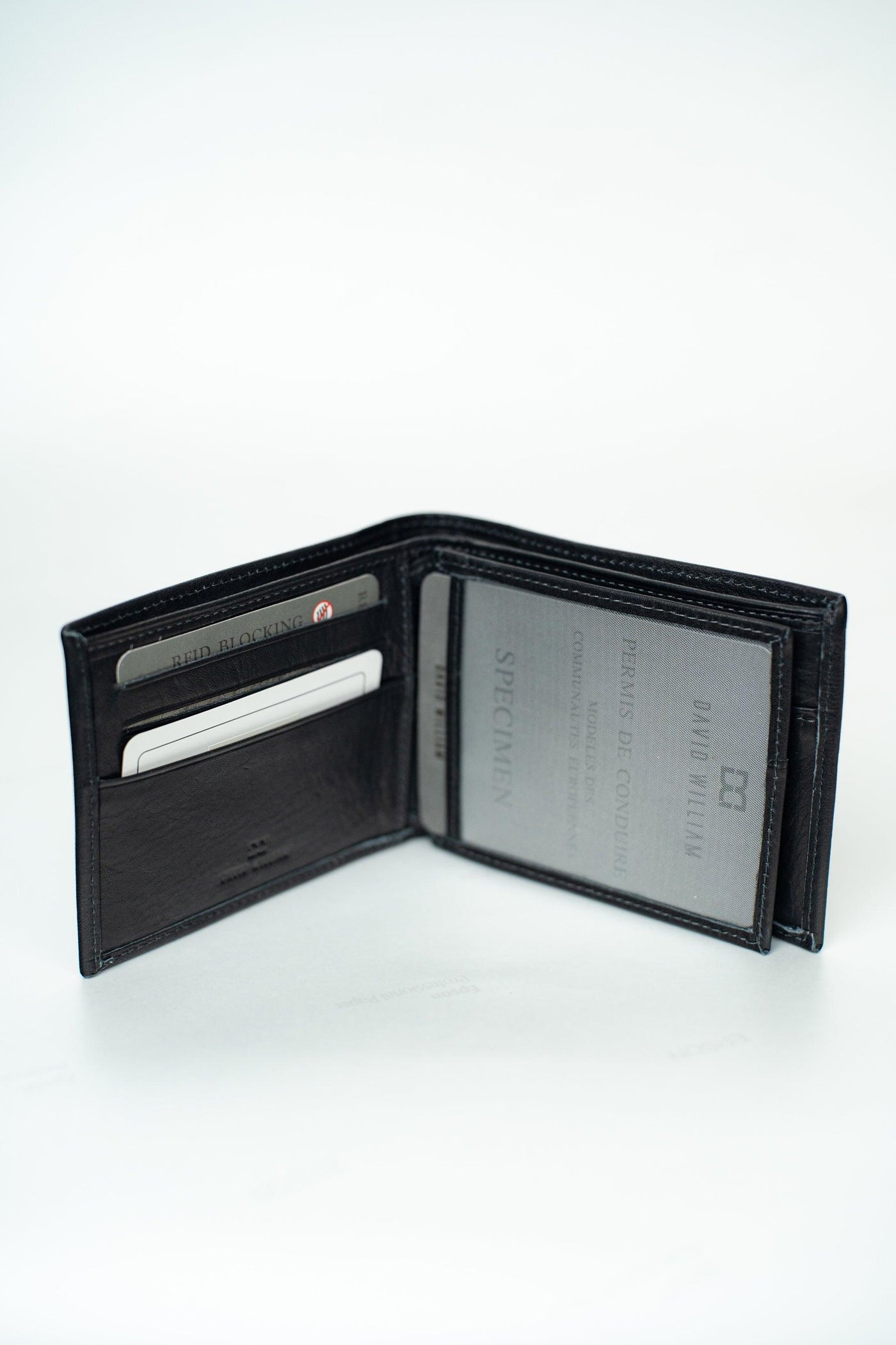 Compagnon / Portefeuille David William Noir