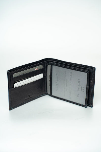 Compagnon / Portefeuille David William Noir