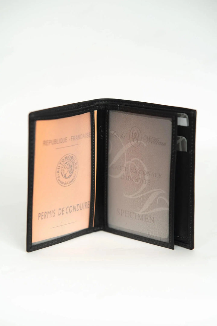 Compagnon / Portefeuille David William Noir