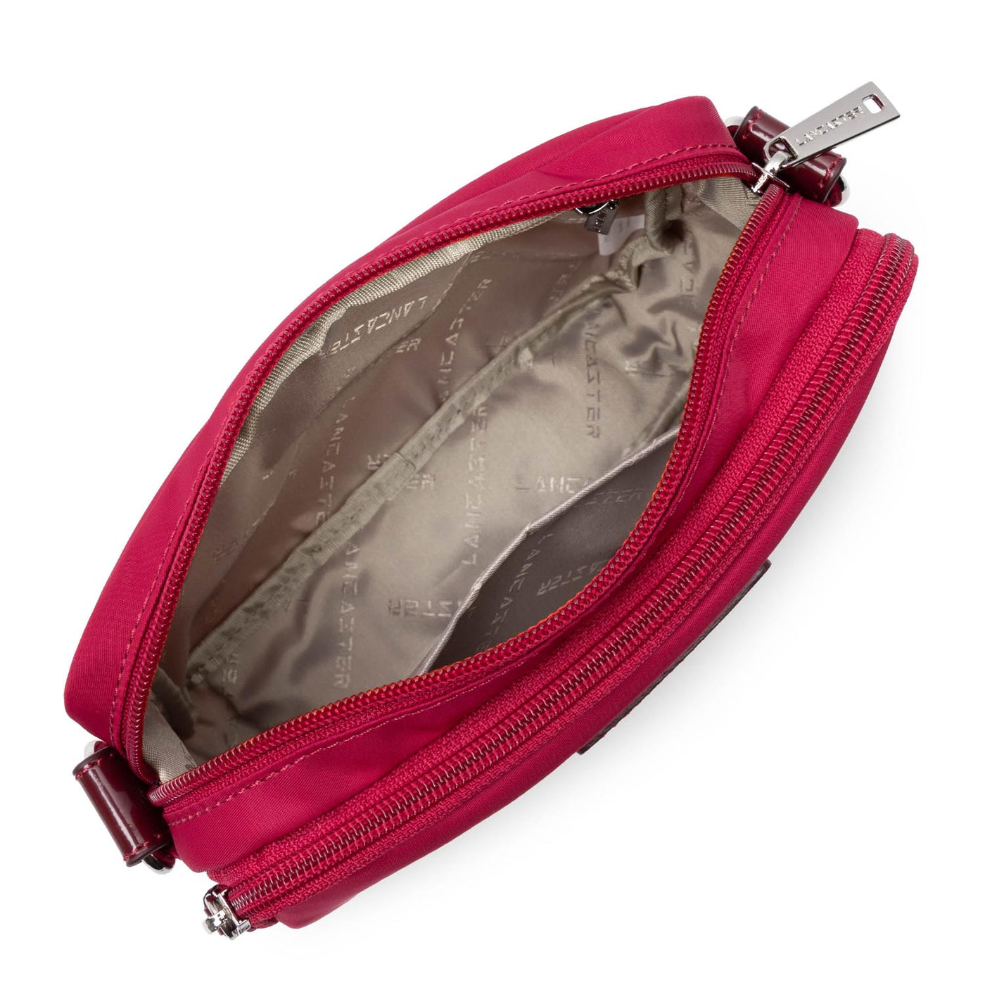 Sac trotteur porté croisé Lancaster Basic verni 514-61