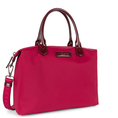 Sac Lancaster porté main Vernis Basic 514-66 Fuxia