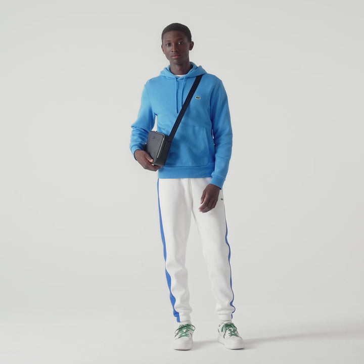 Torba męska skórzana Lacoste Chantaco NH3270CE Czarna