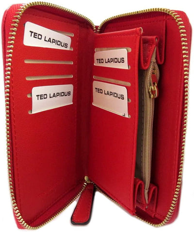 Porte monnaie / billet Ted Lapidus Rouge