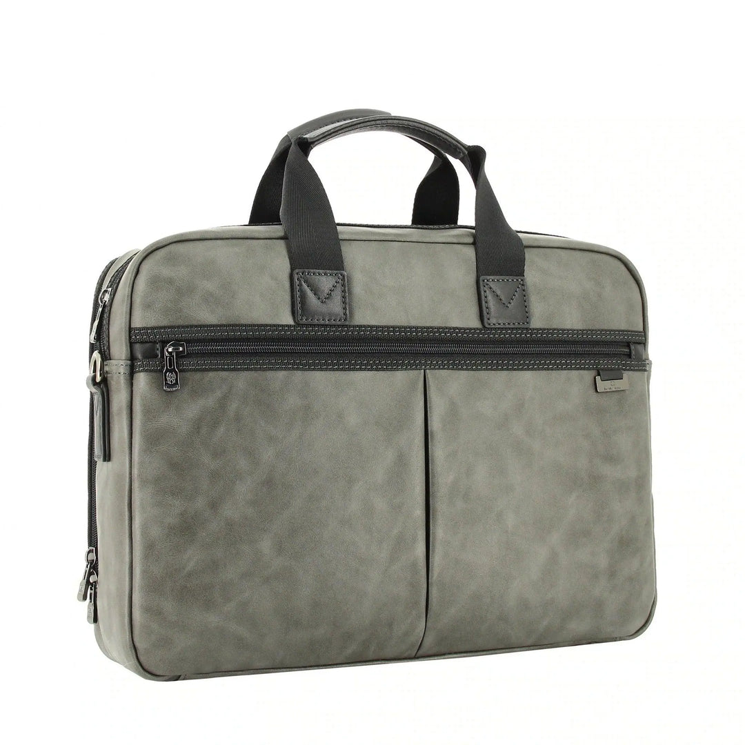 Porte Document David William Gris