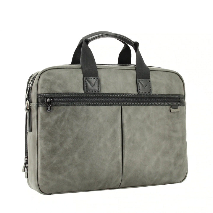 Porte Document David William Gris