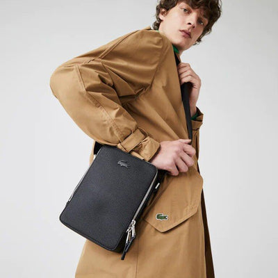 Sacoche Lacoste Bleu